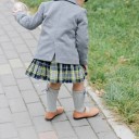 Girls' Long Socks with Bow 9