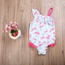 Girls' One-Piece Swimsuit - Flamingos 3
