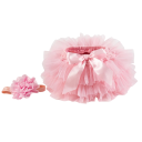 Girls' Plain Skirt with Ruching and Bow Lace Above the Knee Cotton Festive Skirt with Wrist Flower 12