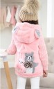 Girls' Plush Coat J1270 14