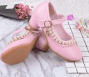 Girls' Pumps with Pearls 4