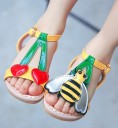 Girls' Sandals with a Bee 6