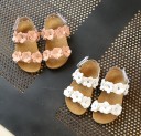 Girls' Sandals with Flowers A330 6