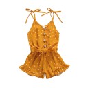 Girls' Short Jumpsuit with Hearts 5