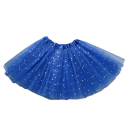 Girls' Skirt 2–8 Years Plain Lace with Glitter Above the Knee Acrylic Festive Skirt for Little Ladies 6