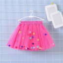 Girls' Skirt with Pom Poms L1001 6