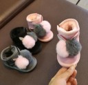 Girls' Slippers with Pom Poms 8