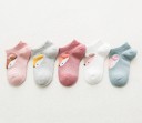 Girls' Socks with Animals - 5 Pairs 5