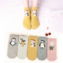 Girls' Socks with Ears - 5 Pairs 6