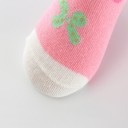 Girls' Socks with Flowers - 5 Pairs 6