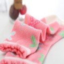 Girls' Socks with Flowers - 5 Pairs 7