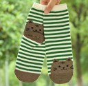Girls' Socks with Kittens 6