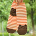 Girls' Socks with Kittens 3