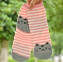 Girls' Socks with Kittens 4