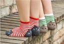 Girls' Socks with Kittens 12