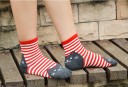 Girls' Socks with Kittens 13