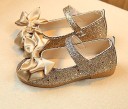 Girls' Sparkly Ballerinas with Bow 7