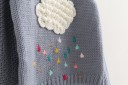 Girls' Sweater with Cloud J1897 6