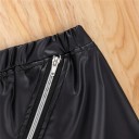 Girls' T-Shirt and Leather Skirt L1448 5