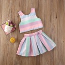 Girls' Top and Skirt L1299 4