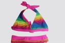 Girls' Two-Piece Swimsuit - Rainbow 3