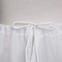 Girls' Underskirt 3 Hoops Length 35 cm White Underskirt for Dresses Three-Hoop Underskirt for Girls' Special Occasion and Wedding Dresses 3