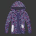 Girls' Waterproof Jacket - Flowers 3