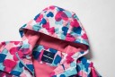 Girls' Waterproof Jacket - Heart Pattern 3