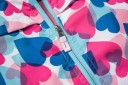 Girls' Waterproof Jacket - Heart Pattern 6