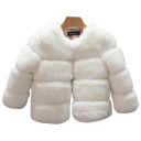 Girls' Winter Coat in Fur Style Warm Faux Fur Coat Cotton Polyester Viscose Soft Warm Design Stylish Winter Coat for Girls 4