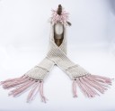 Girls' Winter Hat with Unicorn Style Scarf J1291 6