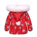 Girls' Winter Set with Dots - Jacket and Trousers J2505 7