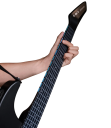Gitara basowa elektryczna i akustyczna AeroBand z mikrofonem i futerałem Struny silikonowe Bezproblemowa gra Instrument edukacyjny Neutralny 8