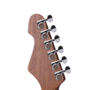 Gitarren-Stimmwirbel 6R Chrom-Mechanik 6 Stück Einseitige Köpfe mit Ferrulen und Gewindebuchsen für Akustik- und E-Gitarre 4