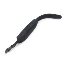 Gitarrensaiten-Schalldämpfer, 19 cm, schwarzer Klettverschluss zur Resonanzbeseitigung, Bundsaiten-Schalldämpfer für E-Gitarre und Bass 2