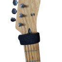 Gitarrsträngdämpare 24 cm svart kardborreband för resonanseliminering Ljuddämpare för bas och gitarr Bandsträngdämpare 5