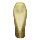 Glanzende kokerrok voor dames A1053 4