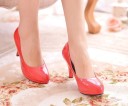 Glanzende pumps voor dames 4