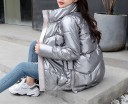 Glanzende winterjas voor dames 6