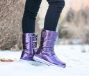 Glanzende winterlaarzen voor dames J1736 14