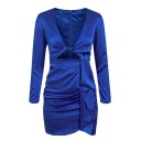 Glänzendes Minikleid für Damen 9
