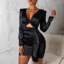 Glänzendes Minikleid für Damen 1