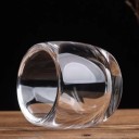 Glas Degustationsglas 80 ml 65 × 55 mm verstärktes Glas transparent kleiner Becher für Tee Whisky oder Spirituosen ohne Henkel 3
