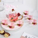 Glas tekande rose 2