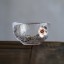 Glasbecher mit Blume 6