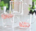 Glaskrus med blomster 3