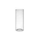 Glass Cylindrical Candle Holder 5.3 × 18 cm Clear Column Candle Holder Made of Glass Decorative Candle Holder for Wedding Table Decoration and Interior Decorations 2
