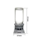 Glass Feeding Feeder for Ants 10 ml with Dispensing Base Glass Plastic Transparent for Feeding Ants 2
