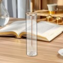 Glass Incense Holder 4.7 x 20 cm Modern Design Ash Catcher Incense Stick Holder Aromatherapy 4