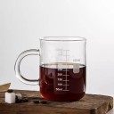 Glass Measuring Jug with Handle 450 ml Glass Jug with Measuring Scale for Cooking Baking Accurate Liquid Measurement 2